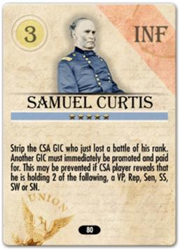 Lincoln's War Curtis Card