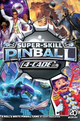Super-Skill Pinball: 4-Cade by Geoff Engelstein Coming this Fall from WizKids