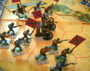Board Game with Confederate Flag
